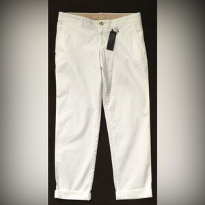GAP 4 Ankle White Chino Pants NEW